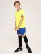 Детская футбольная форма KELME Short Sleeve Football Uniform (Citric/Blue)