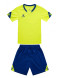 Детская футбольная форма KELME Short Sleeve Football Uniform (Citric/Blue)