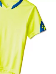 Детская футбольная форма KELME Short Sleeve Football Uniform (Citric/Blue)