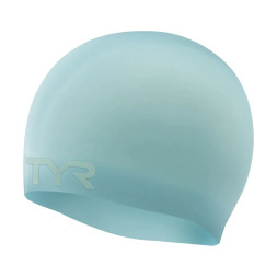 Шапочка для плав. TYR Wrinkle Free Silicone Cap, LCS-441, ГОЛУБОЙ, силикон