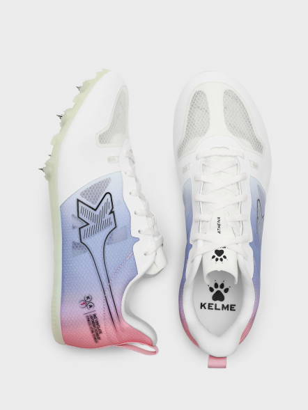 Легкоатлетические шиповки KELME Men's/Women's Sneakers (White/Dark Purple)