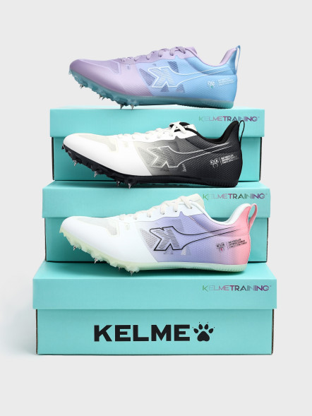 Легкоатлетические шиповки KELME Men's/Women's Sneakers (White/Dark Purple)