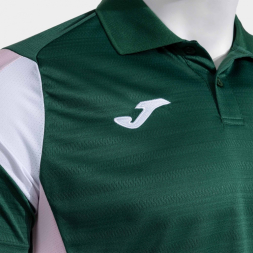 POLO MANGA CORTA MONTREAL VERDE ROSA