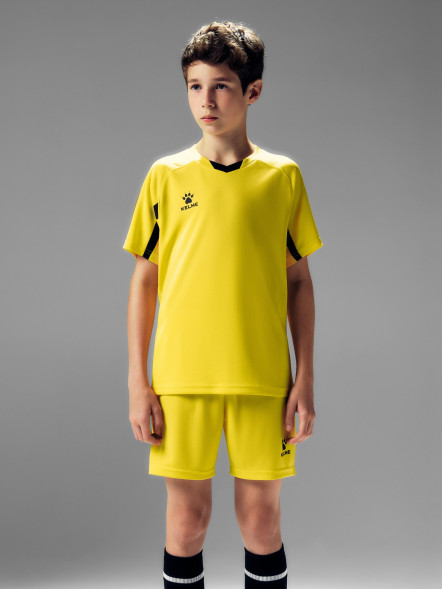 Детская футбольная форма KELME Football Suit Yellow