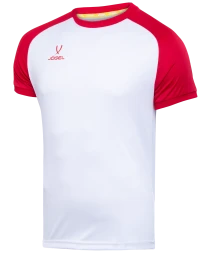 Футболка игровая JOGEL CAMP Reglan Jersey, белый/красный