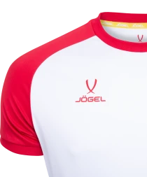 Футболка игровая JOGEL CAMP Reglan Jersey, белый/красный