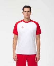 Футболка игровая JOGEL CAMP Reglan Jersey, белый/красный
