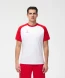 Футболка игровая JOGEL CAMP Reglan Jersey, белый/красный