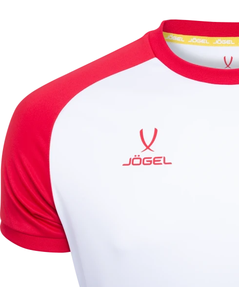 Футболка игровая JOGEL CAMP Reglan Jersey, белый/красный