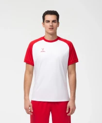 Футболка игровая JOGEL CAMP Reglan Jersey, белый/красный