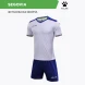 Детская футбольная форма KELME Football Suit (White/Blue)