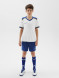 Детская футбольная форма KELME Football Suit (White/Blue)