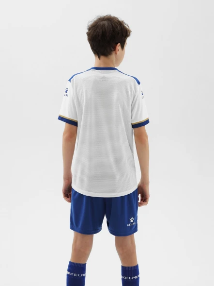 Детская футбольная форма KELME Football Suit (White/Blue)