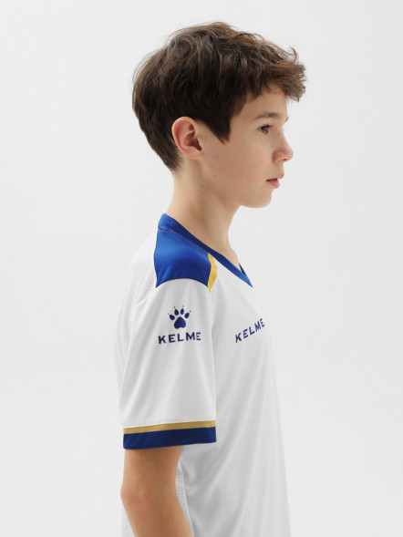Детская футбольная форма KELME Football Suit (White/Blue)