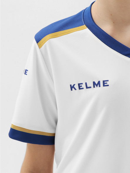 Детская футбольная форма KELME Football Suit (White/Blue)