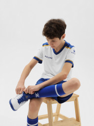 Детская футбольная форма KELME Football Suit (White/Blue)