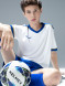 Детская футбольная форма KELME Football Suit (White/Blue)