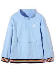 Детская олимпийка KELME Boys Half Cardigan Sweater Light Blue