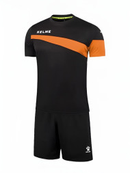Детская футбольная форма KELME Short Sleeve Football Set Black