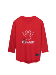 Детский лонгслив KELME Boys Long Sleeve T-Shirt Red