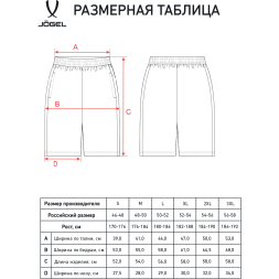 УЦЕНКА Шорты JOGEL ESSENTIAL Club Cotton Shorts, темно-синий