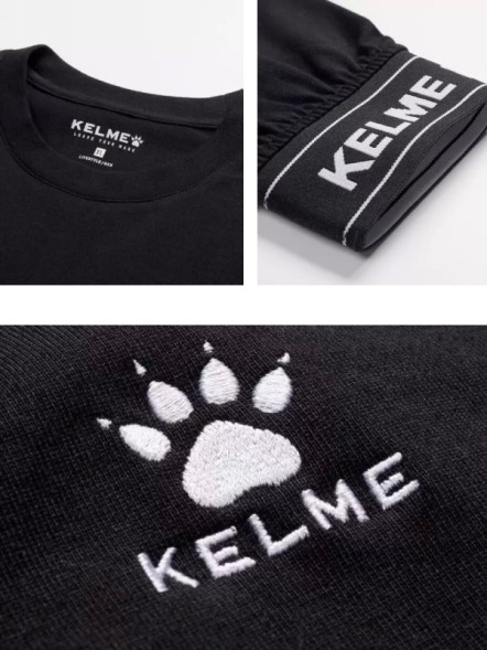 Лонгслив KELME Round Neck Long Sleeve T-shirt Black