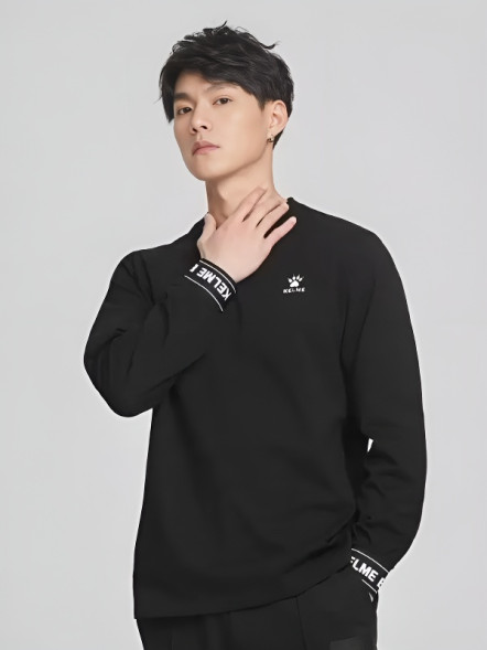 Лонгслив KELME Round Neck Long Sleeve T-shirt Black