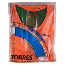 Манишка детская TORRES двухсторонняя, TR11950Y/B, р.Jr, тренировочная, полиэстер, жёлт-синий