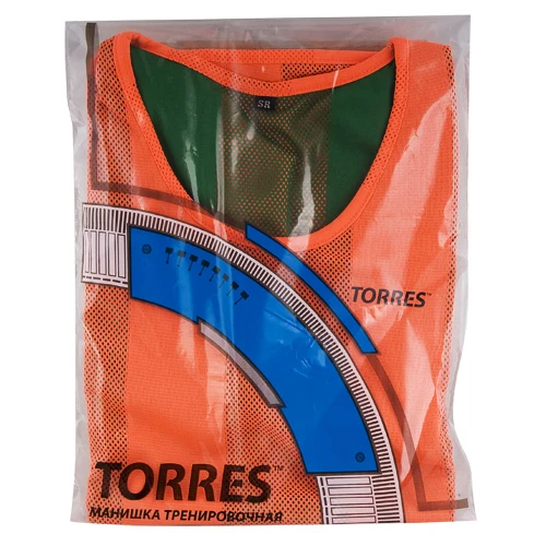 Манишка детская TORRES двухсторонняя, TR11950Y/B, р.Jr, тренировочная, полиэстер, жёлт-синий
