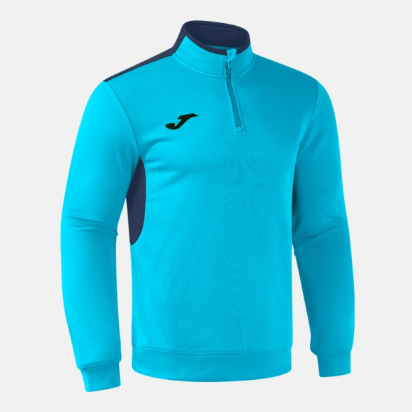 СВИТШОТ WINNER IV НЕОНОВЫЙ БИРЮЗОВЫЙ ТЕМНО-СИНИЙ