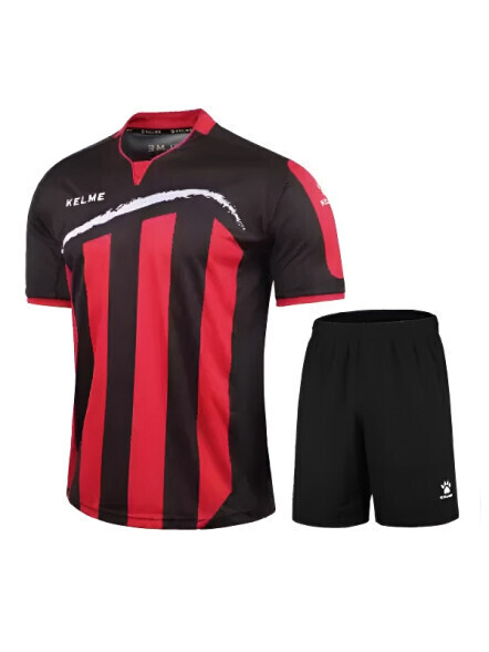 Футбольная форма KELME Short Sleeve Football Set (Black/Red)