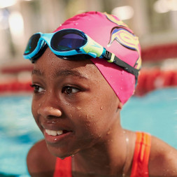 Шапочка для плав. дет. SPEEDO Boom Silicone Cap Jr, 8-0838615956, РОЗОВЫЙ, силикон