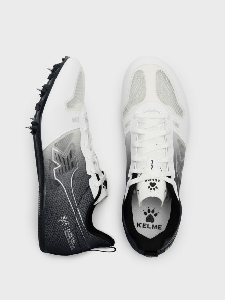 Легкоатлетические шиповки KELME Men's/Women's Sneakers (White/Black)