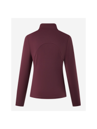 Женский лонгслив KELME Half-Open Long-sleeved T-shirt Burgundy
