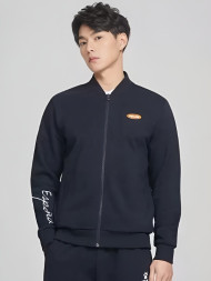 Бомбер KELME Knitted Coat Dark Blue