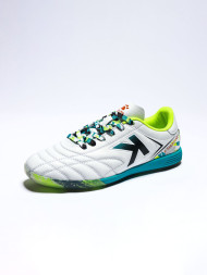 Футзалки KELME Men's Soccer Shoes (IN) (White/Green)