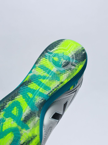 Футзалки KELME Men's Soccer Shoes (IN) (White/Green)