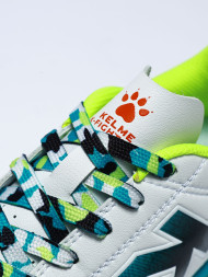 Футзалки KELME Men's Soccer Shoes (IN) (White/Green)