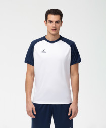 Футболка игровая JOGEL CAMP Reglan Jersey, белый/темно-синий