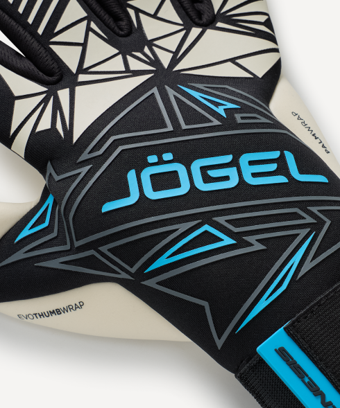 Перчатки вратарские JOGEL Genesis SL4 Negative hybrid, черный