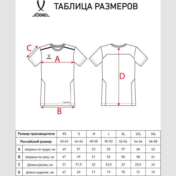 Футболка тренировочная JOGEL DIVISION Training Tee, темно-зеленый