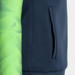 CHAQUETA ELITE XI MARINO VERDE FLUOR