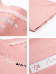 Футболка KELME Round Neck Short Sleeve T-Shirt Pink