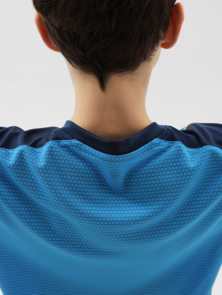 Детская футбольная форма KELME Football Suit (Light Blue/Dark Blue)