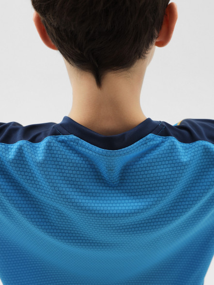 Детская футбольная форма KELME Football Suit (Light Blue/Dark Blue)