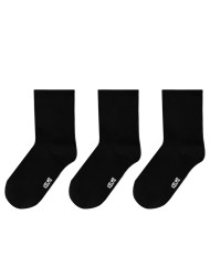 Носки KELME Mid-calf Casual Socks (3 Pairs) Black
