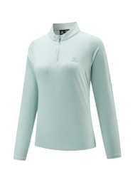 Лонгслив KELME Half-open Long-sleeved T-shirt Green