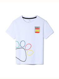 Детская футболка KELME Boys Short Sleeve T-Shirt White