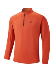Олимпийка KELME Half-open Long-sleeved T-shirt Red