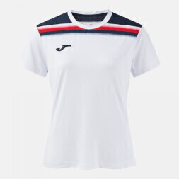 ФУТБОЛКА С КОРОТКИМ РУКАВОМ TOLEDO II БЕЛЫЙ ТЕМНО-СИНИЙ